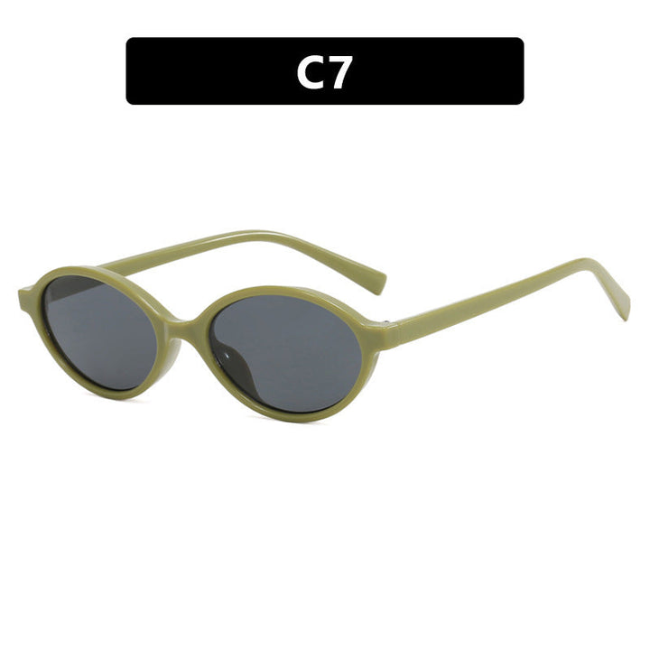 Ladies fashionable sunglasses with unique oval design Kalsten