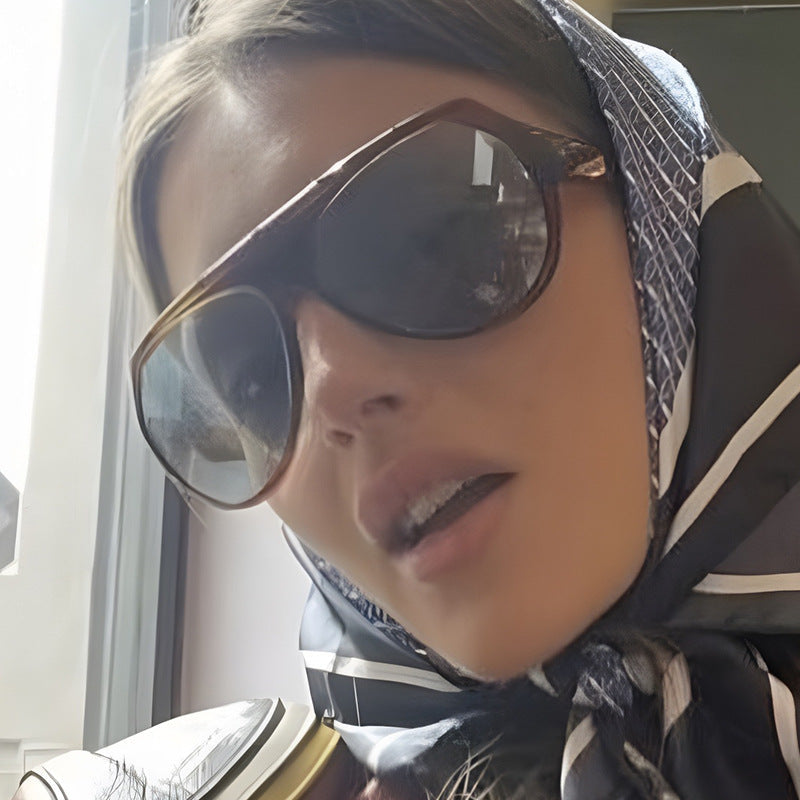 Ladies' fashionable oversized sunglasses with sporty design Kalsten