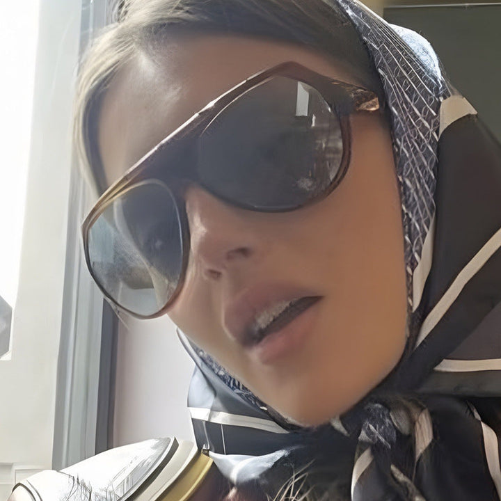 Ladies' fashionable oversized sunglasses with sporty design Kalsten