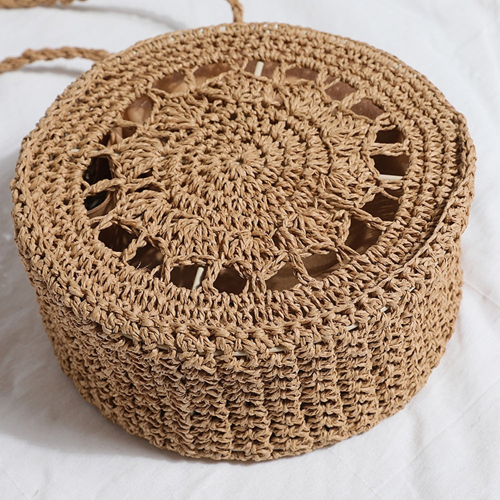 Round Macrame Crossbody Bag Kalsten