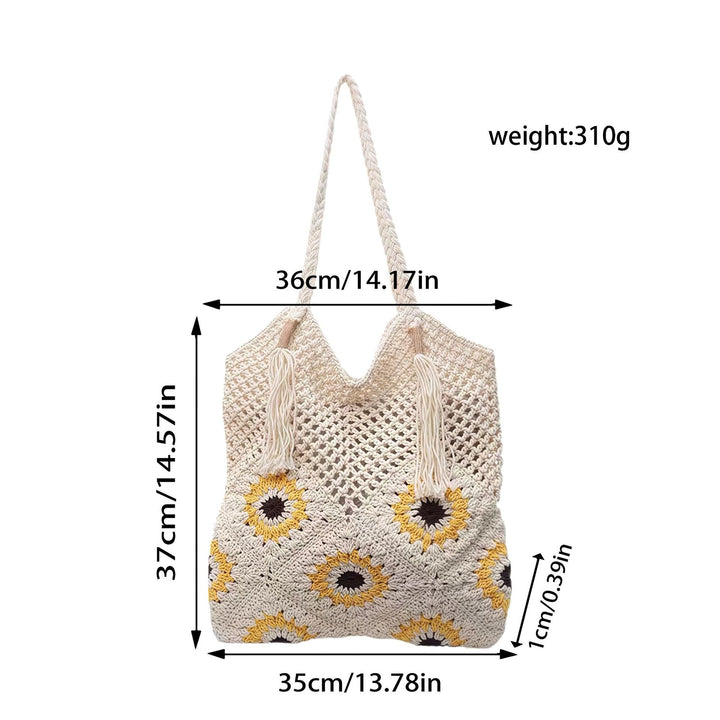 Leisure Beach Bag with Floral Details Kalsten