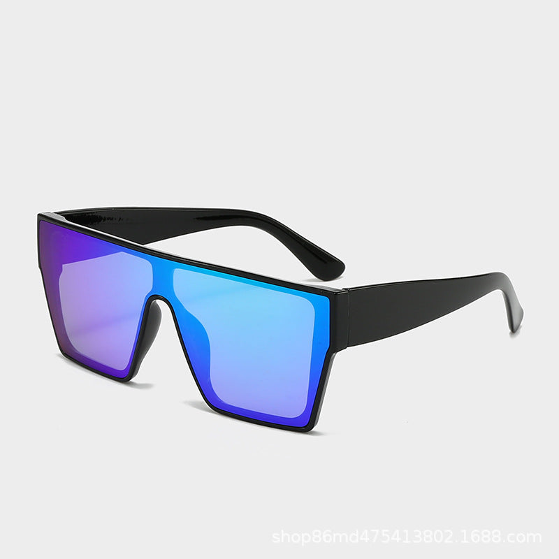 Women's large rectangular sunglasses with modern frame and UV protection Kalsten