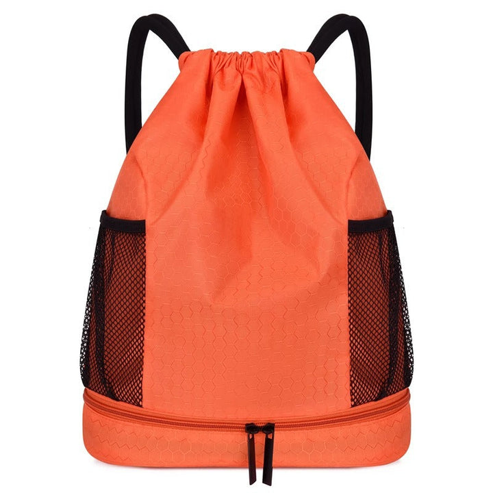 Lightweight Hexagonal Pattern Drawstring Backpack Kalsten