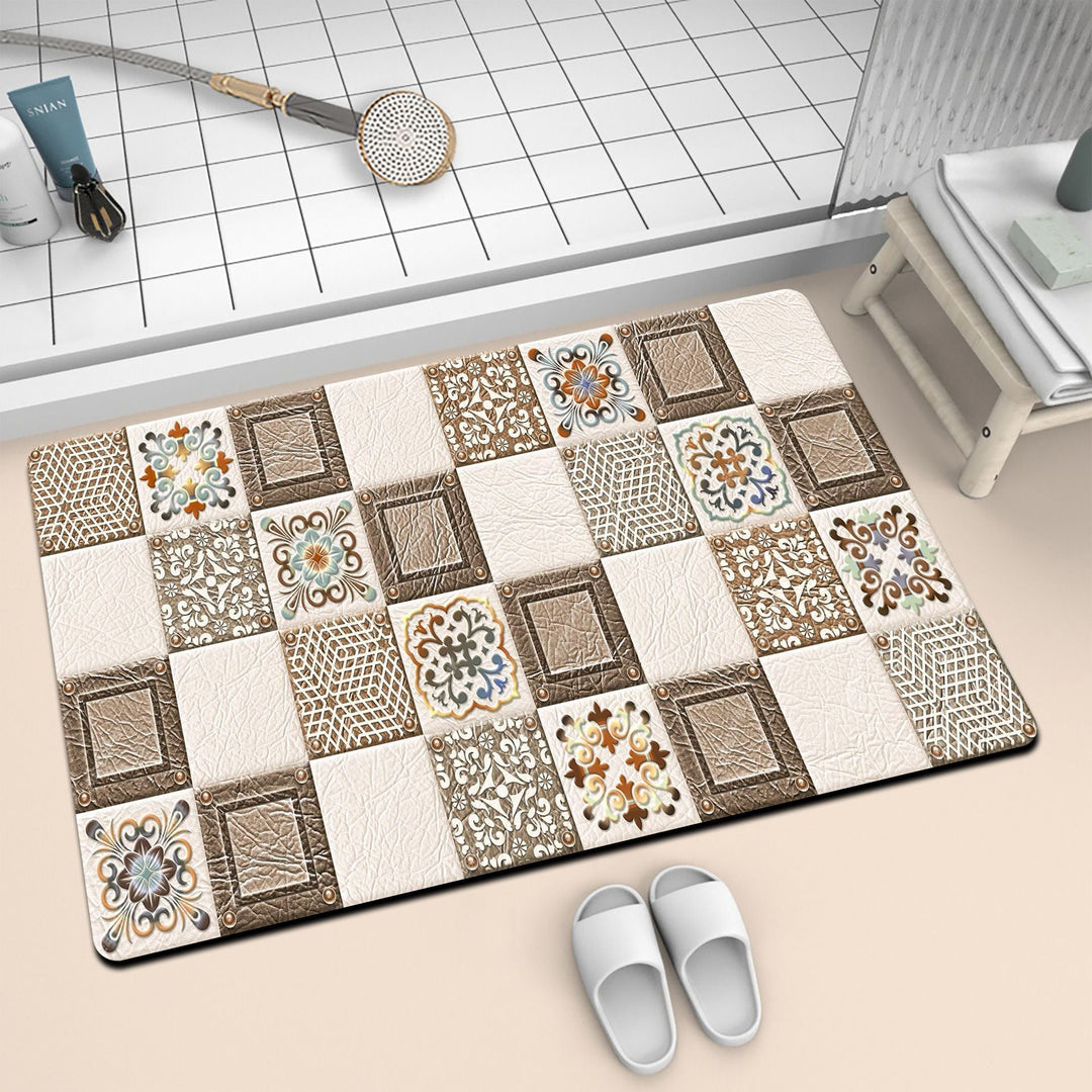 Artistic Mosaic Bath Mat Kalsten