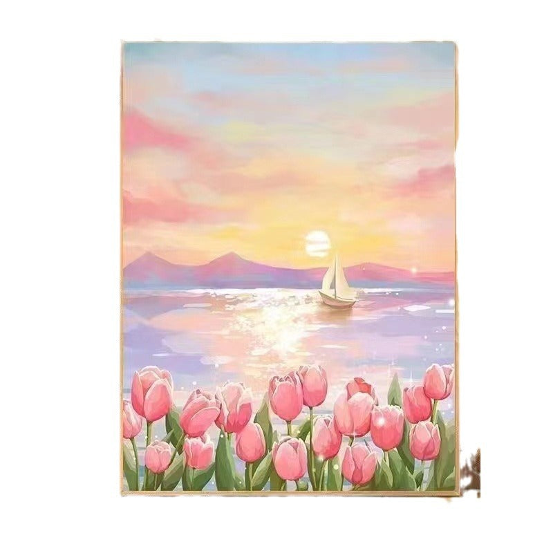 DIY Landscape Paint by Numbers Art Kit Kalsten