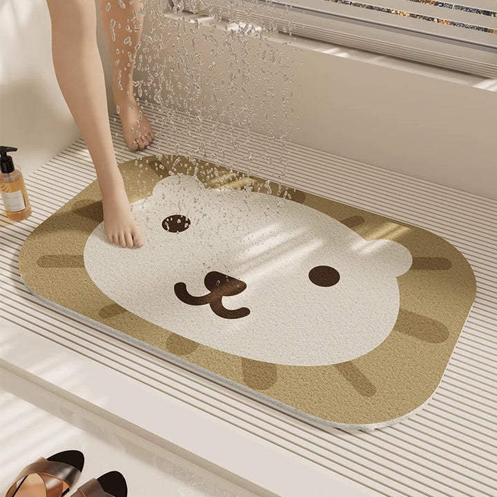 Slip-Resistant Geometric Bath Mat Kalsten