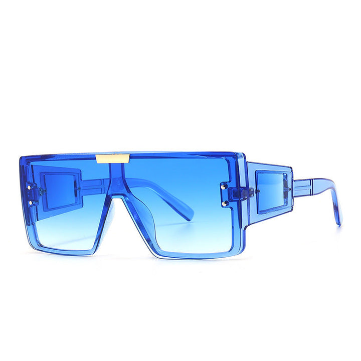 Women's stylish sunglasses in futuristic style with large frame Kalsten
