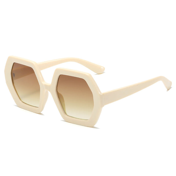 Ladies hexagonal sunglasses with comfortable frame Kalsten