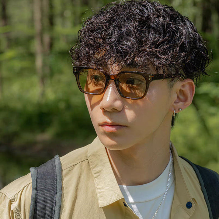 Men's Retro Square Sunglasses Kalsten