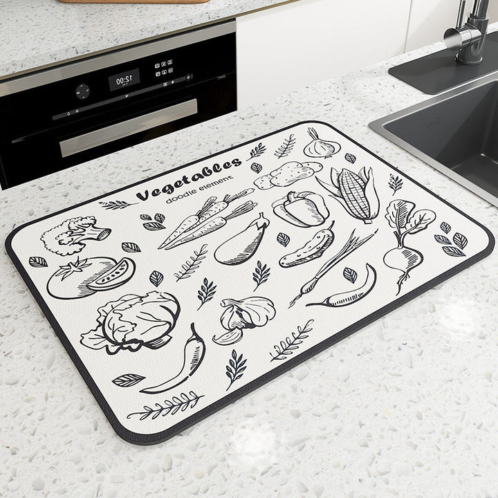 Decorative Kitchen Sink Mat Kalsten