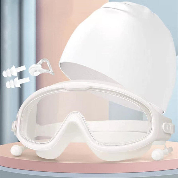 Diving goggles with comfortable silicone rim and waterproof earplugs Kalsten