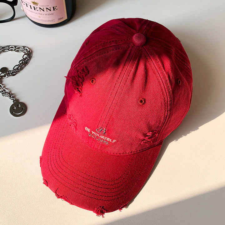 Women's Distressed Casual Baseball Cap Kalsten
