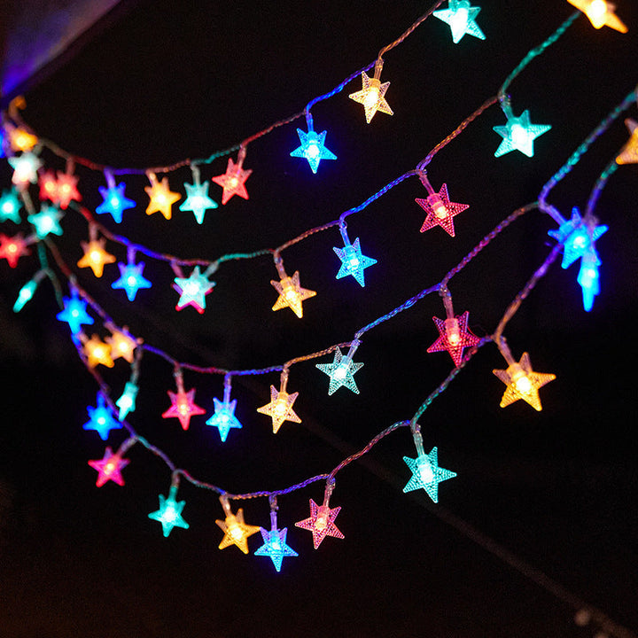 Decorative Snowflake LED String Lights Battery Powered Indoor Outdoor Fairy Kalsten