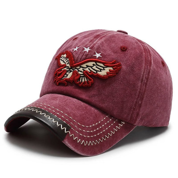 Men's Distressed Embroidered Baseball Cap Kalsten
