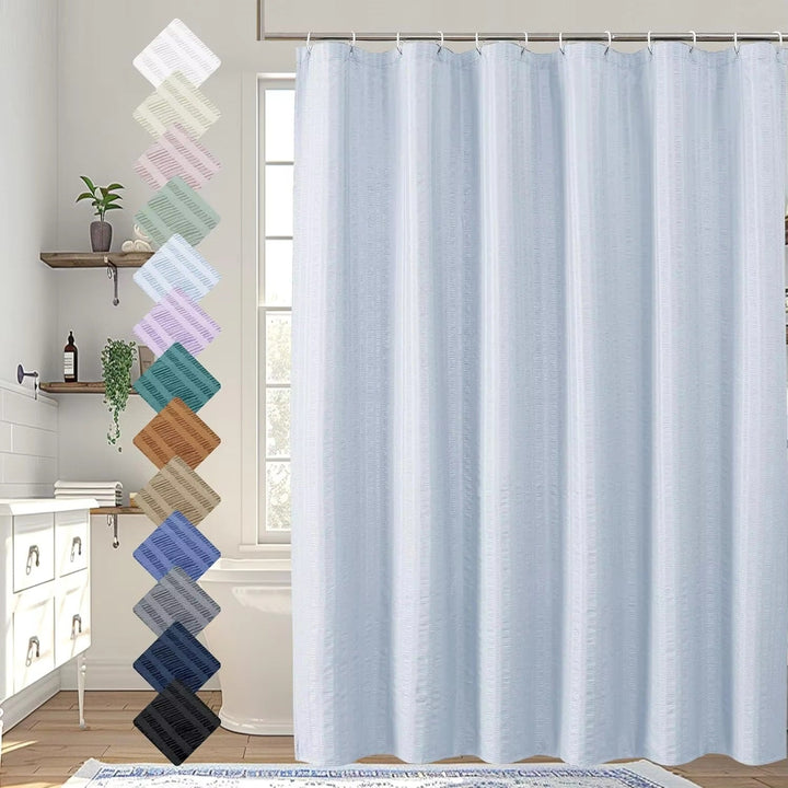 Premium Textured Shower Curtain Kalsten
