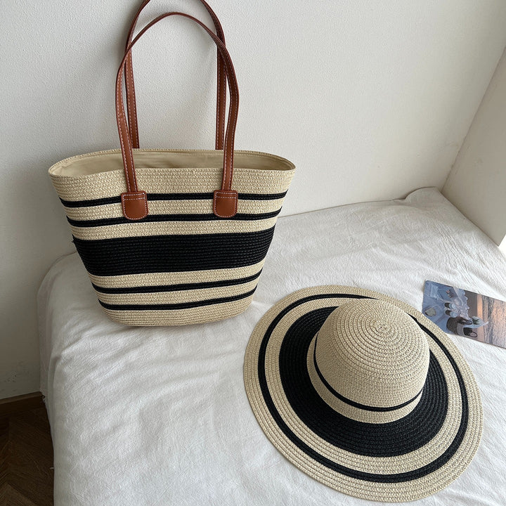 Fashionable Tote Bag Made of Braided Material Kalsten