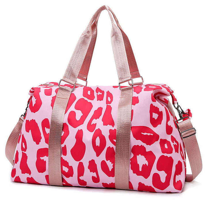 Sporty travel bag with trendy zebra pattern Kalsten