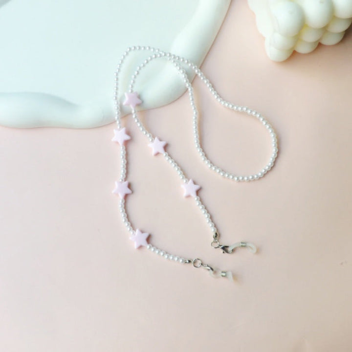 Fashionable pearl necklace with heart pendants Kalsten