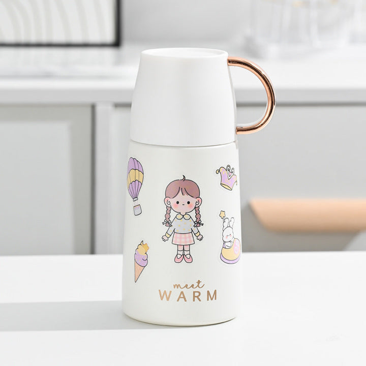 Ladies Insulated Carafe with Colorful Motif Design Kalsten