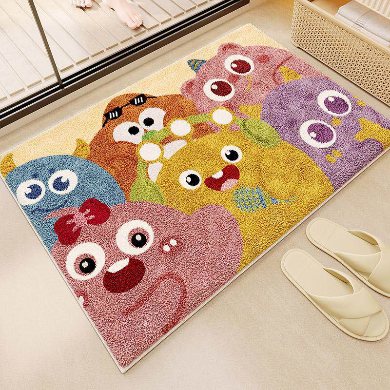 Fun Monster-Themed Bathroom Mat Kalsten