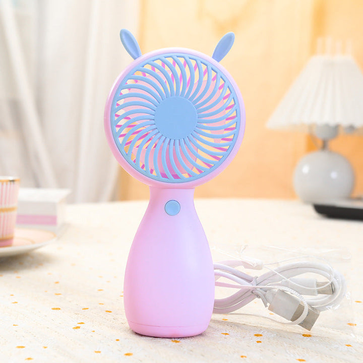 Ladies portable handheld fan with USB charging function Kalsten