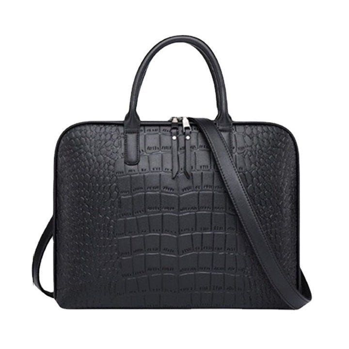 Elegant Laptop Bag in Luxurious Crocodile Look Kalsten
