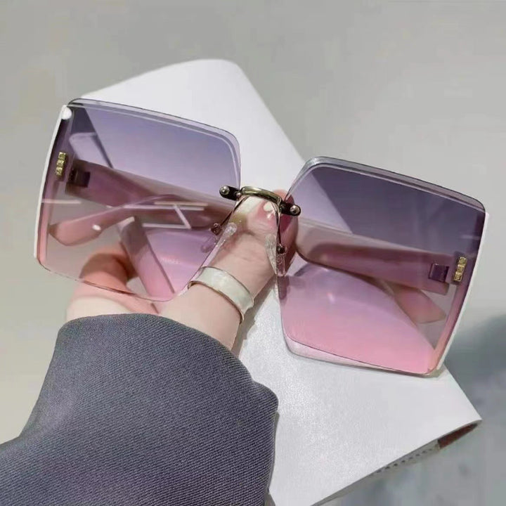 Women's oversized square sunglasses with UV protection Kalsten