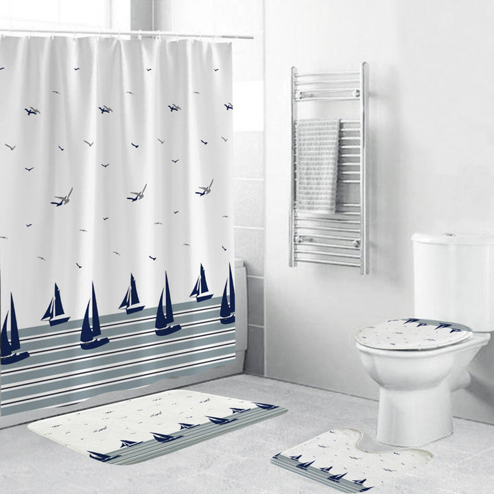 Nautical-Themed Bathroom Set Kalsten