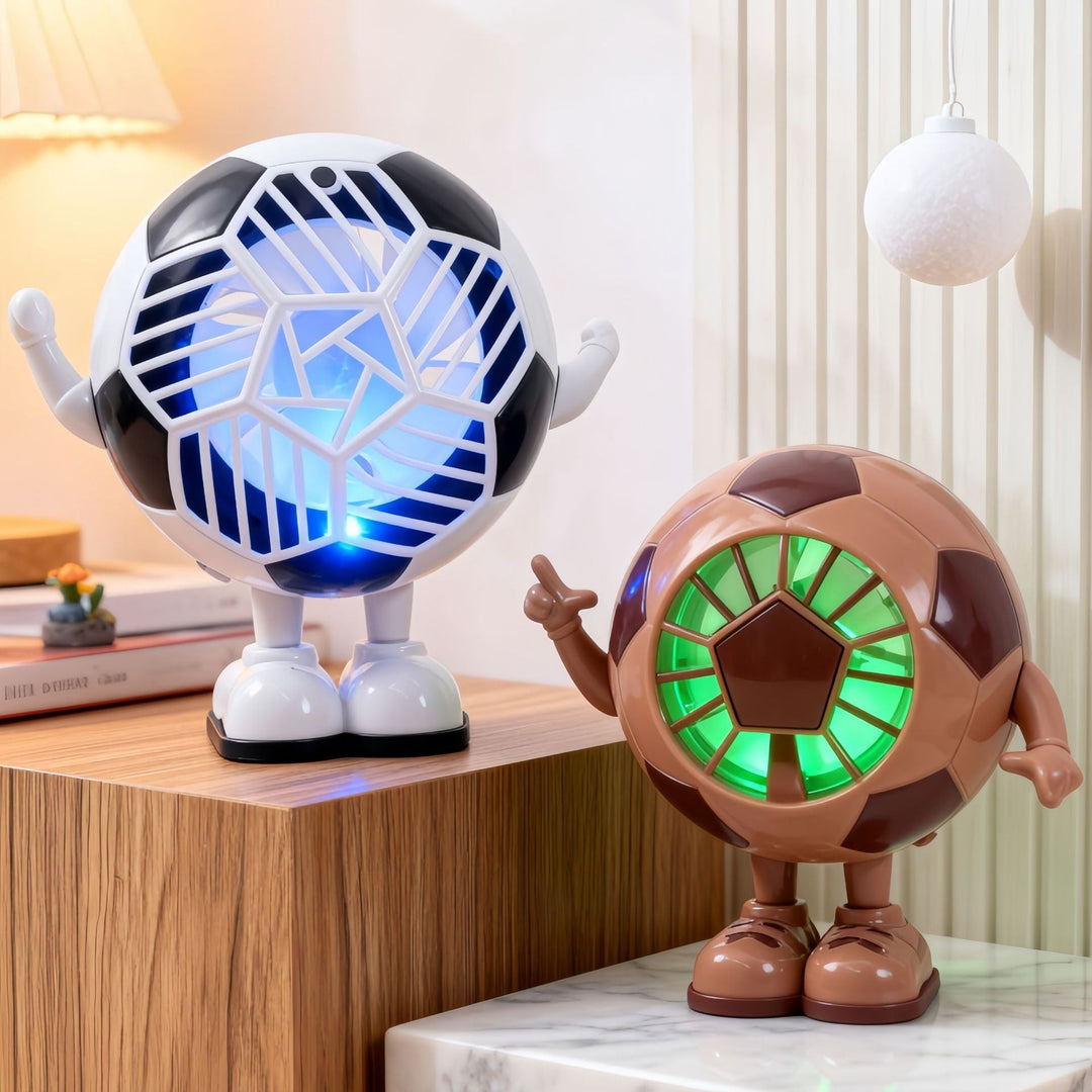 Creative table fan in football design Kalsten