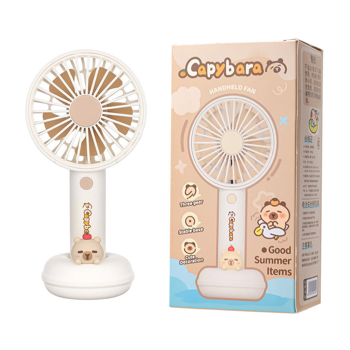 Creative Cartoon-Themed Rechargeable Handheld Fan Kalsten