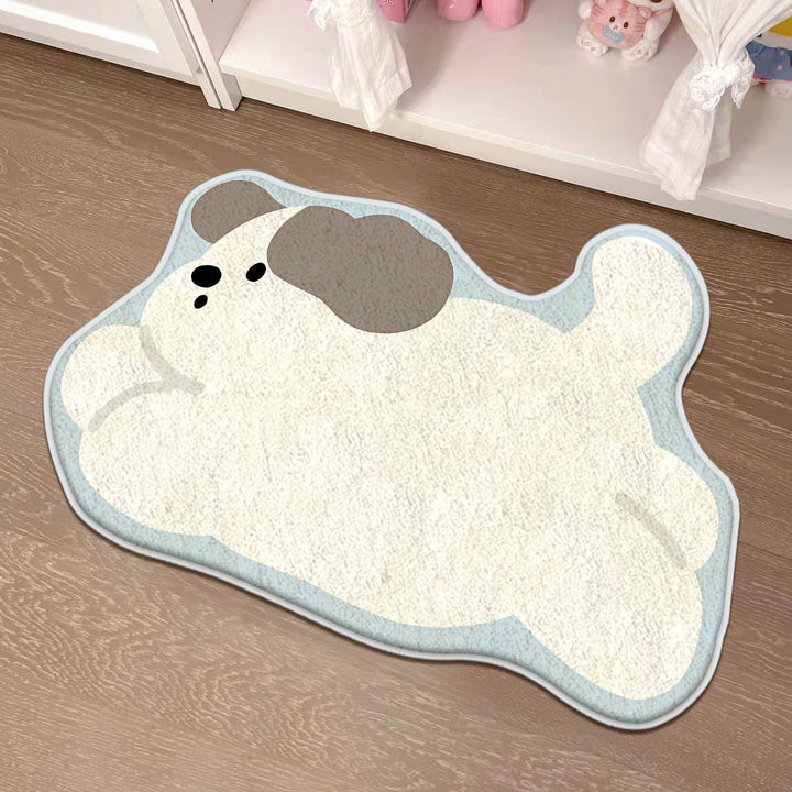 Children's Playful Cat-Shaped Area Mat Kalsten