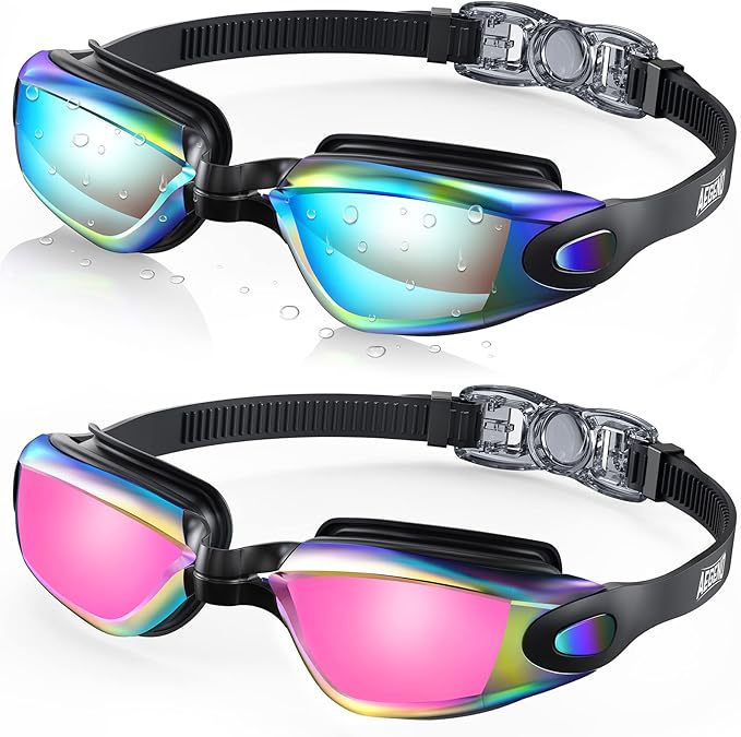 Swim goggles with adjustable head strap and anti-fog technology Kalsten
