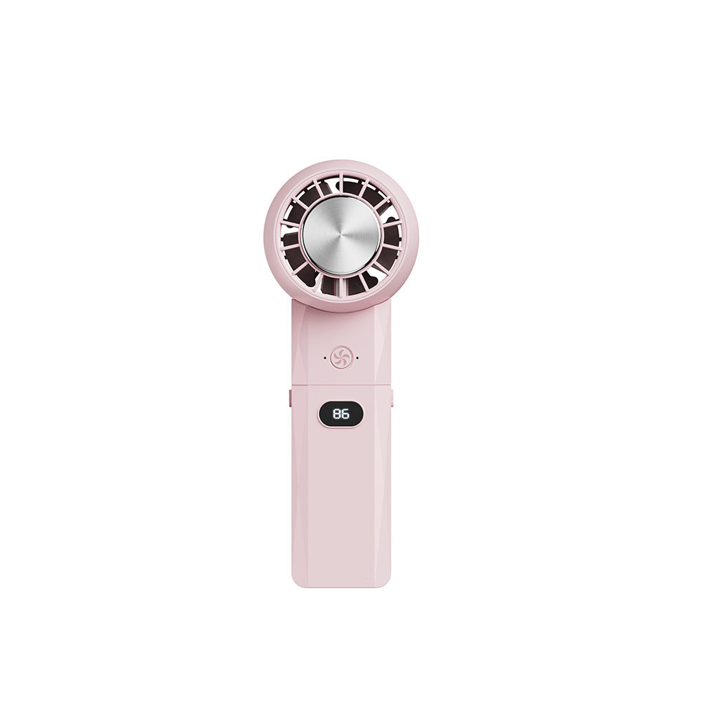 Women's portable USB fan with digital display Kalsten