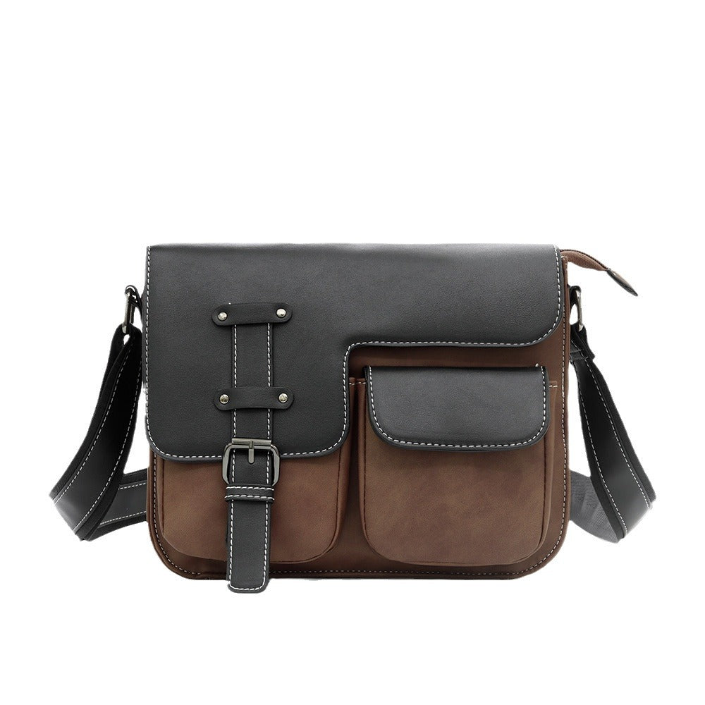 Robust shoulder bag with multiple external pockets Kalsten