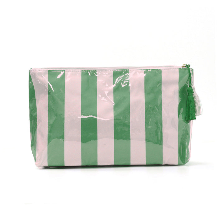 Cosmetic pouch with practical zipper and colorful checkered pattern Kalsten