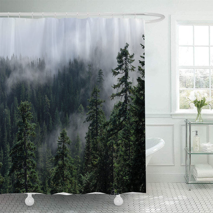 Forest Serenity Shower Curtain Kalsten