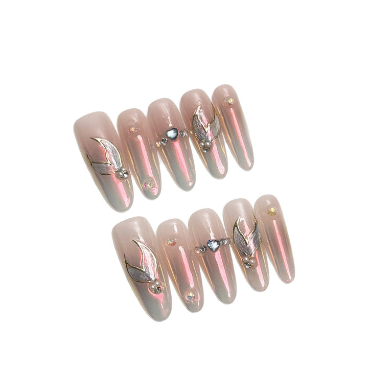 Elegant Stiletto Press-On Nail Enhancements Kalsten