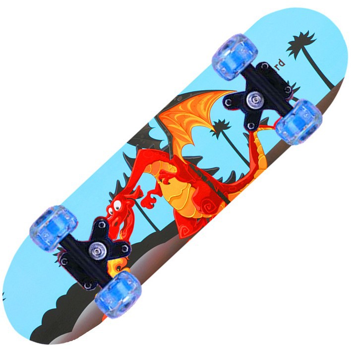 Girls' Cartoon Character Mini Skateboard Kalsten