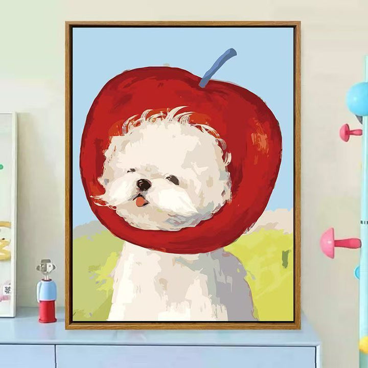 Cute Dog-Themed Decorative Canvas Art Kalsten