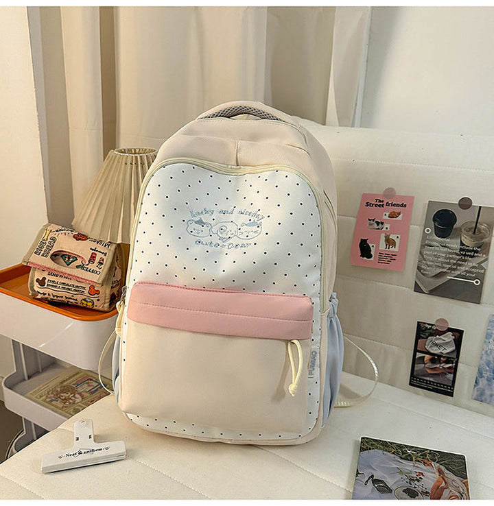 Cute Character Design School Backpack