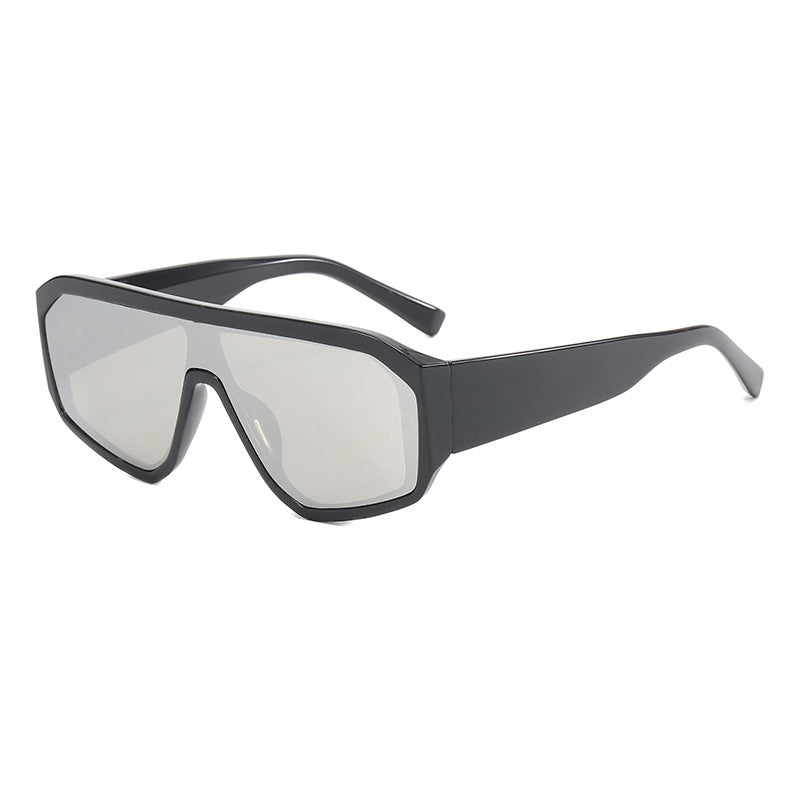 Women's oversized sunglasses in modern design with wide frame Kalsten