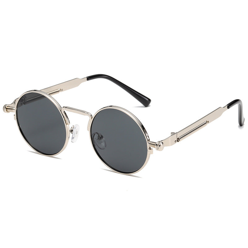 Women's fashionable round sunglasses with precise metal frame Kalsten