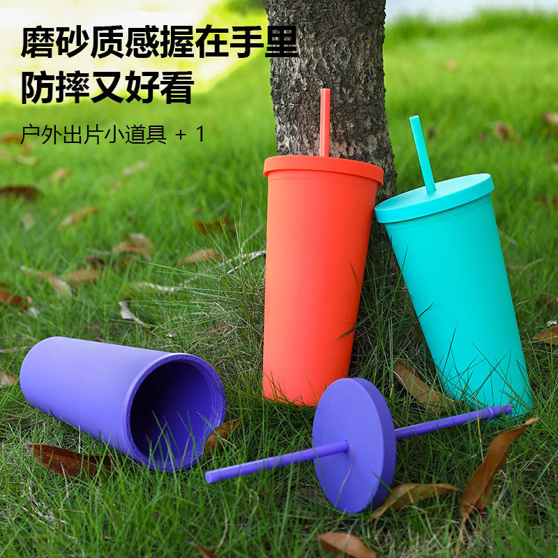 Unisex silicone drinking cup with leak-proof lid Kalsten