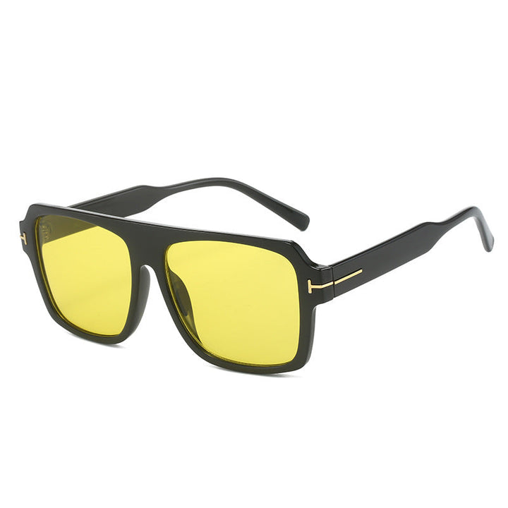 Women's square sunglasses with stylish, transparent frame Kalsten