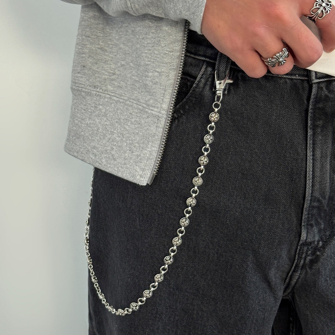 Fashionable chain necklace with glitter details Kalsten