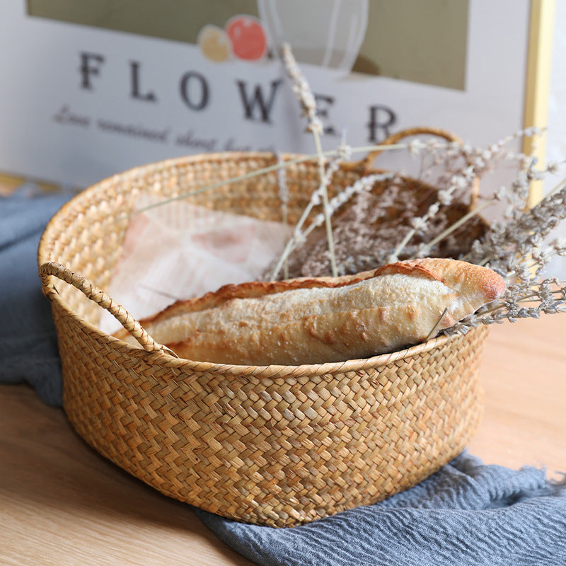 Unisex storage basket made of natural willow material Kalsten