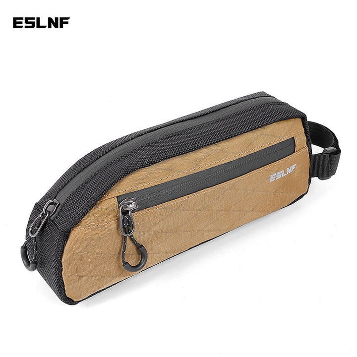 compact ripstop travel organizer pouch with dual-zip compartments and side carry loop Kalsten