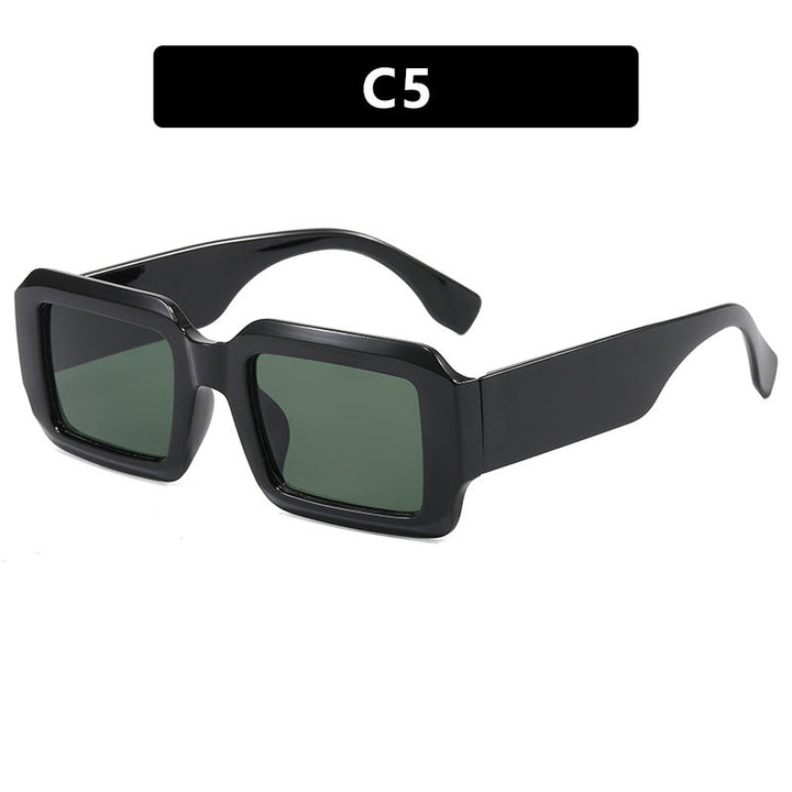 Ladies oversized square sunglasses with modern plastic frame Kalsten
