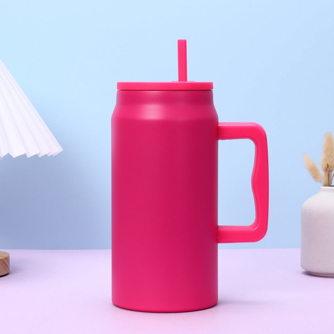 Ladies stylish insulated cup with removable straw Kalsten