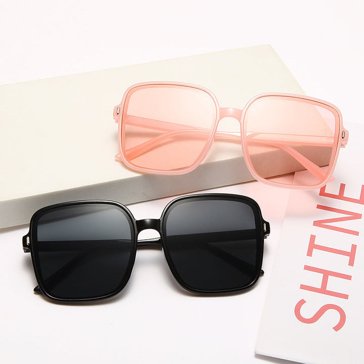 Women's large square sunglasses with bold pattern Kalsten